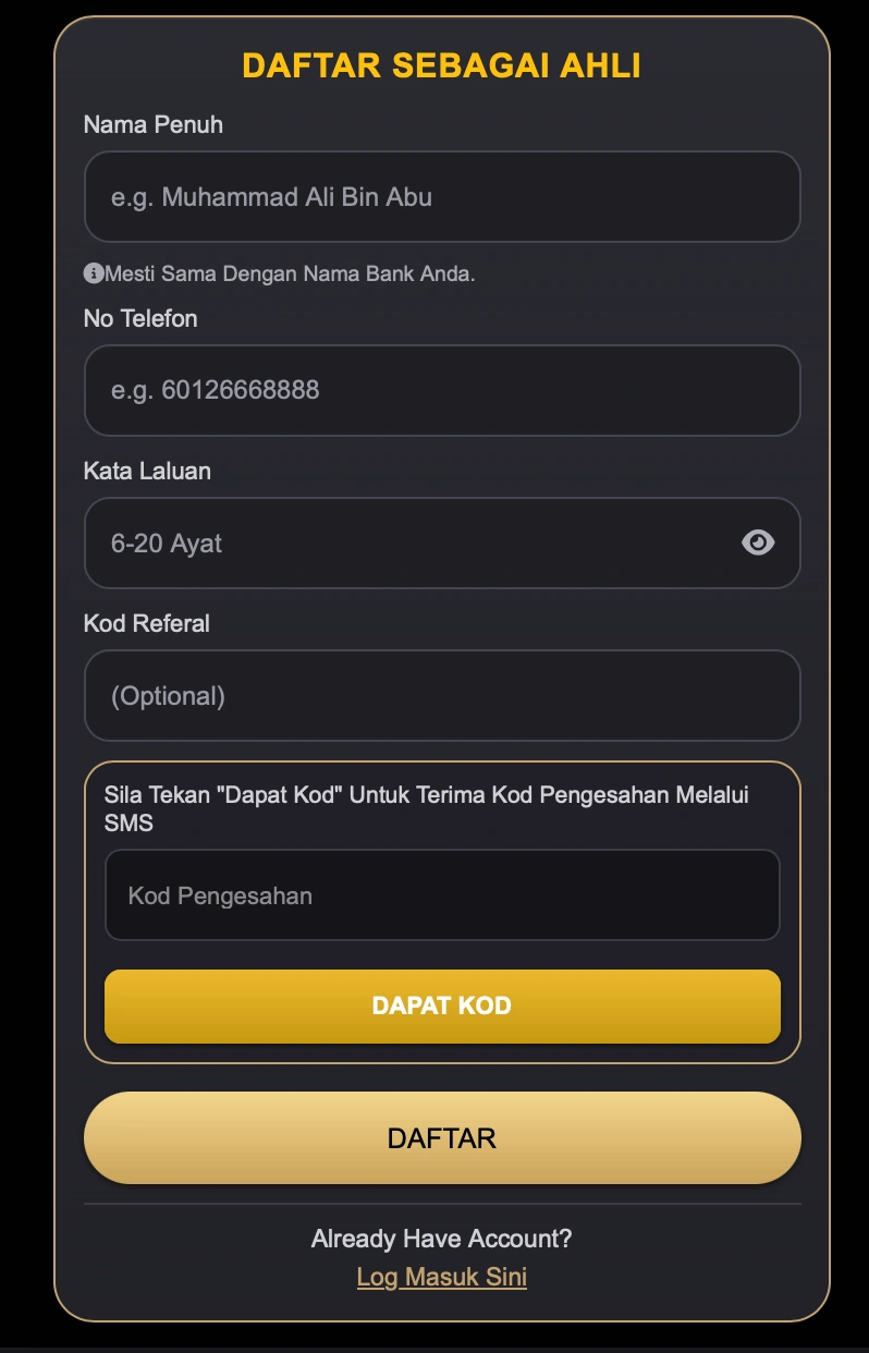 How to Register & Claim Free Credit