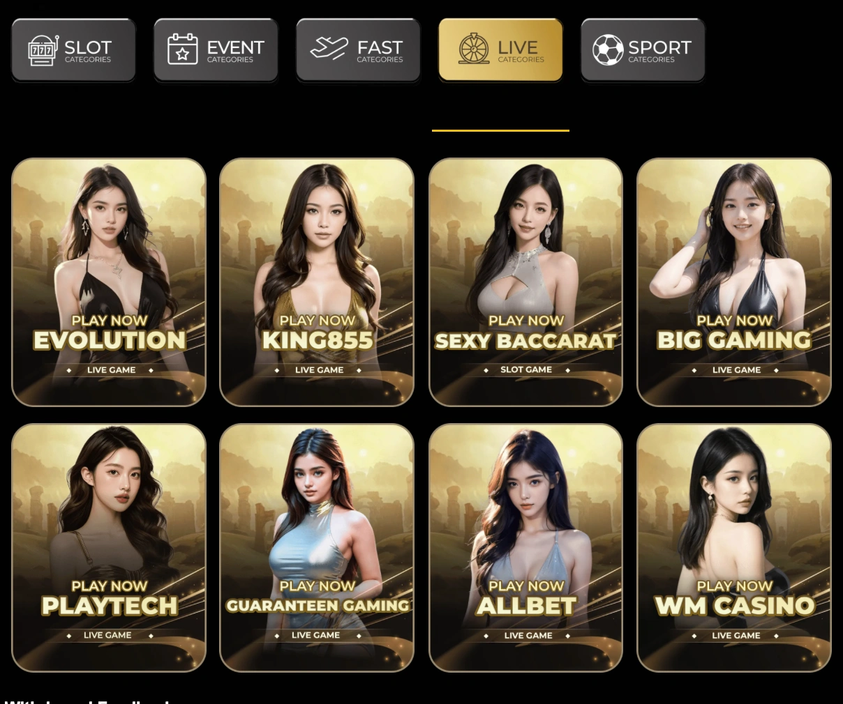 Live Casino Dealer Games